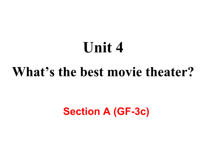 【人教版】2018年八年级英语上册：Unit4 Section A (GF-3c) 课件_第2页