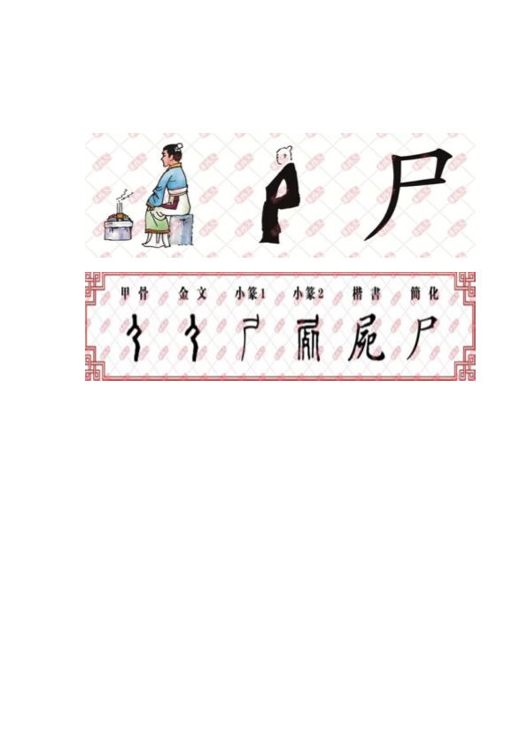 【汉字深度解析】今日解字：尸.pdf