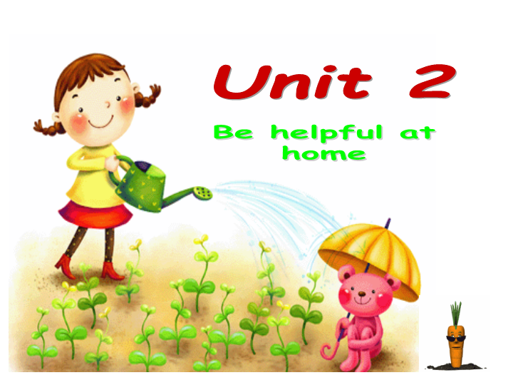 陕旅版小学英语五年级上册《Unit 2 Be helpful at home!》PPT课件 (1).ppt