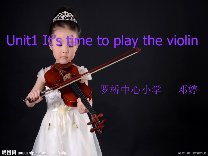 陕旅版小学英语六年级上册《Unit 1 It's time to play the violin》PPT课件 (4).ppt_第3页