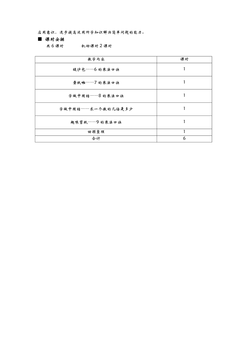青岛版二年级上册第四单元表内乘法（二）教学设计.doc_第2页