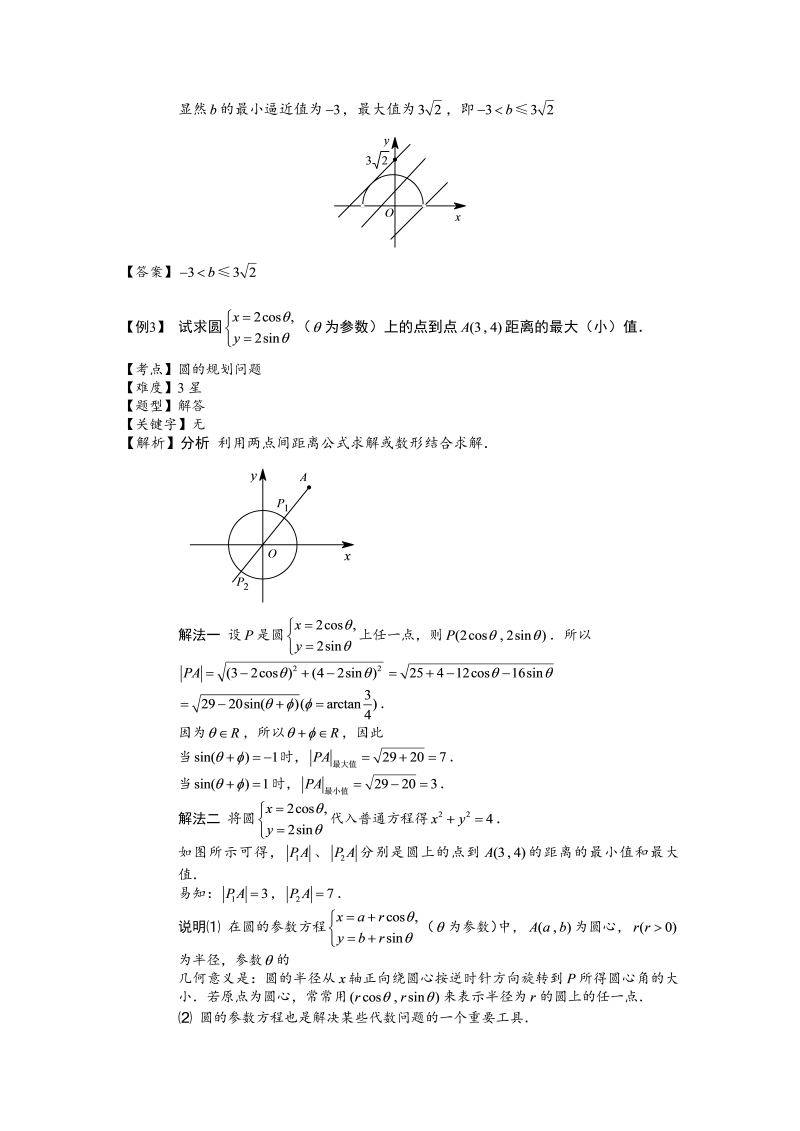 高中数学完整讲义之圆.板块五.圆的规划问题.学生版_第2页