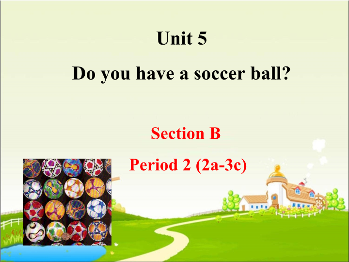 七年级Unit5 Do you have a soccer ball Section B公开课