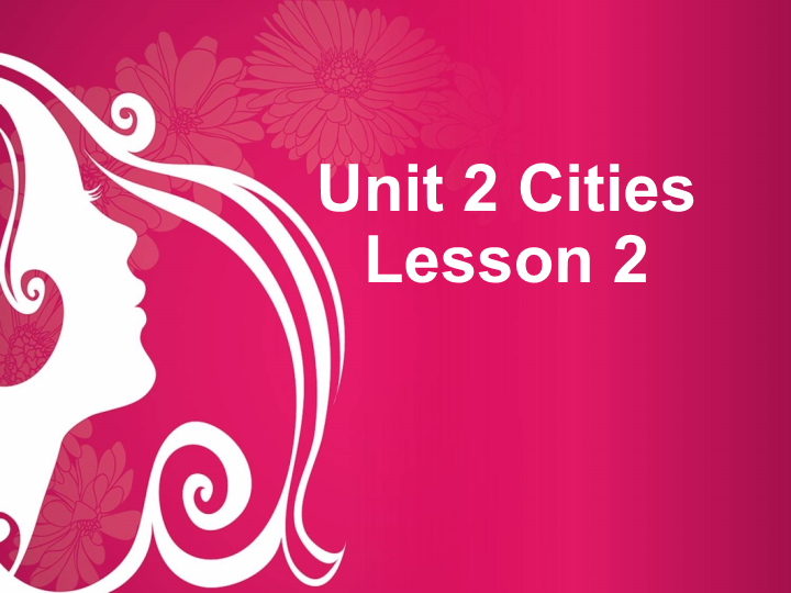 四年级英语下册 Unit 2 Cities Lesson2 课件2