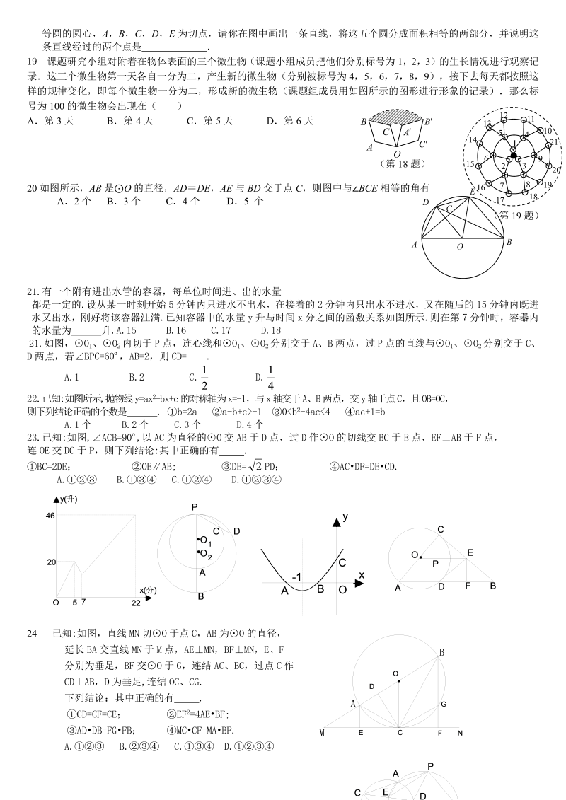 中考数学易错题选练_第4页