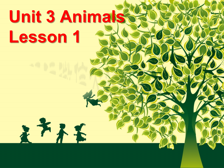 五年级英语上册　Ｕｎｉｔ3 Animals  Lesson1　课件3_第1页