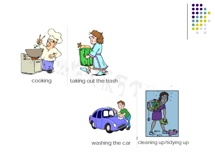 五年级英语上册　Ｕｎｉｔ6 Chores 课件_第3页