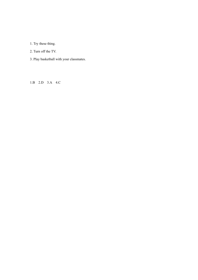 五年级英语下册 同步练习  Unit1 Lesson3 （人教)_第3页