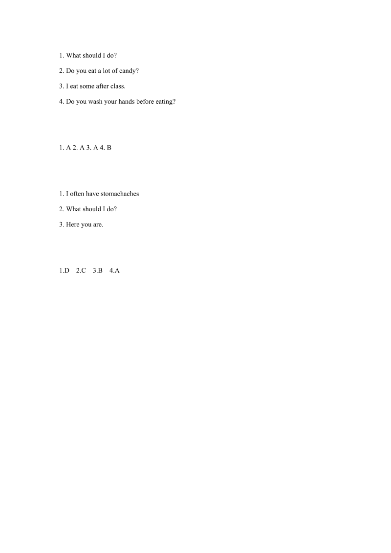五年级英语下册 同步练习  Unit1 Lesson2 （人教)_第3页