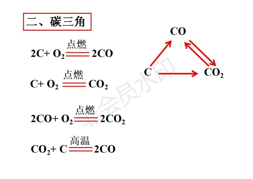 【初中化学】常见的三角转换，氧三角、碳三角、盐三角…………_第2页