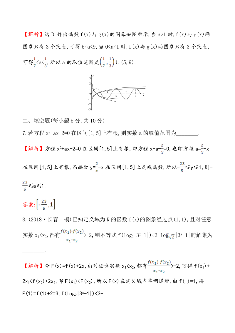 高考数学第二轮总复习课后综合提升练 1.6.1_第4页