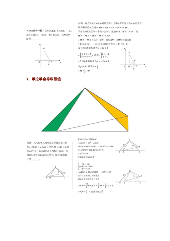 中考数学 最值问题19大模型_第2页