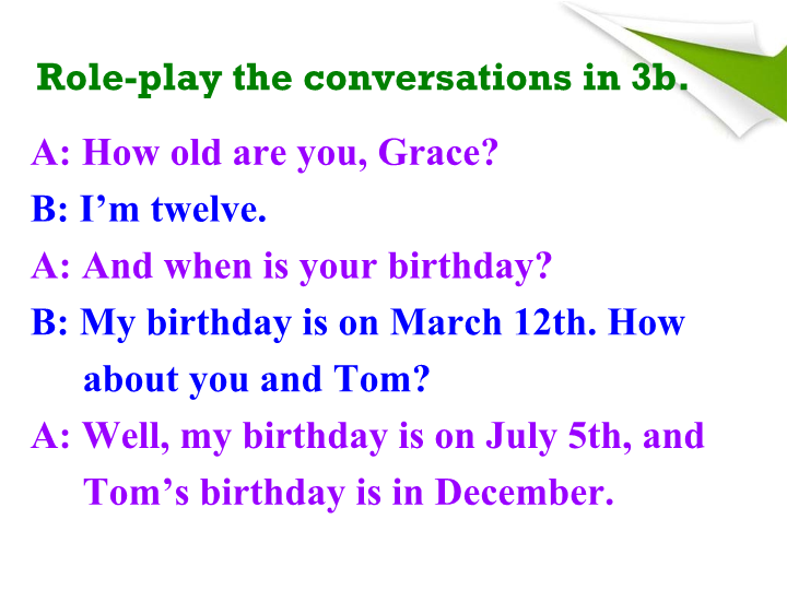 七年级英语上册Unit8 When is your birthday Section B优质课_第4页