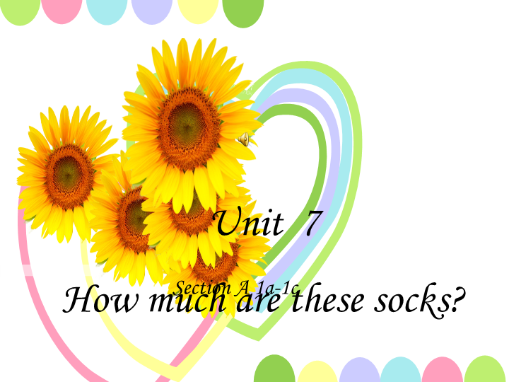 七年级英语上册课件Unit7 How much are these socks原创ppt ()_第1页