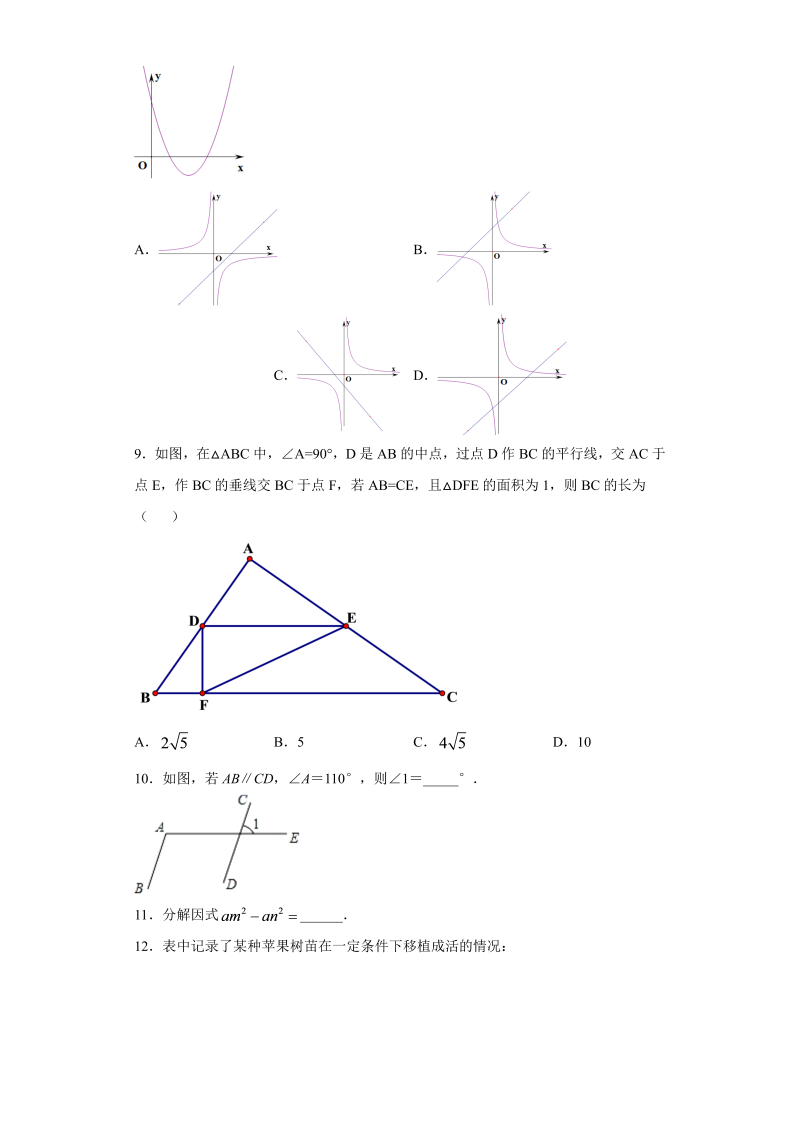 中考数学新疆试题_第2页