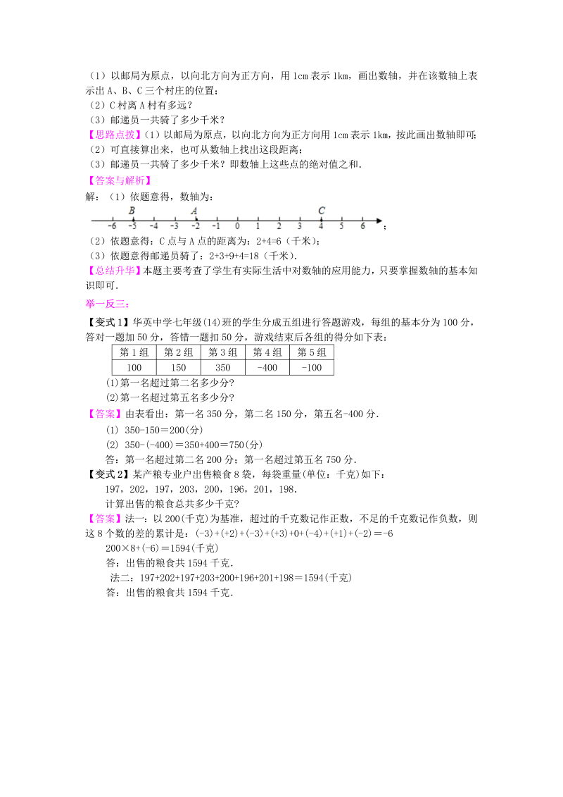 七年级数学上册06有理数的加减法（基础）知识讲解_第4页