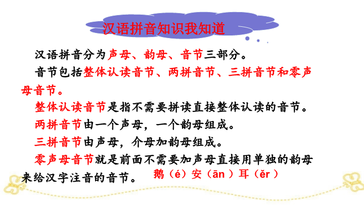一年级语文上册   汉语拼音专项复习（部编版）_第3页