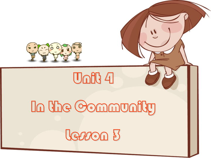 二年级英语上册   Unit 4 In the Community Lesson3 课件2（人教版一起点）