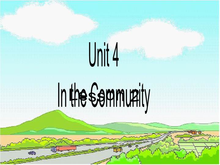 二年级英语上册   Unit 4 In the Community Lesson2 课件3（人教版一起点）