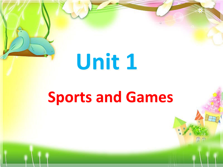 四年级英语上册   Unit 1Sport and Games 课件（人教版一起点）_第1页