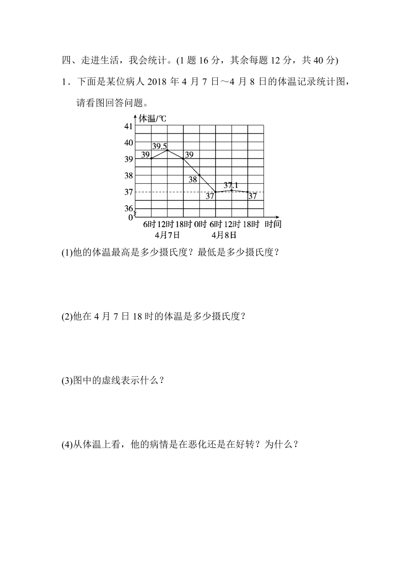 五年级数学下册  周测培优卷11（人教版）_第3页